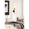 Z-Lite Emily 1 Light Wall Sconce, Matte Black & Off White 3033-1S-MB - alternate 2